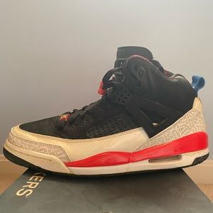 Jordan spike Lee. Black, white, orange. Exclusive edition. Size 10